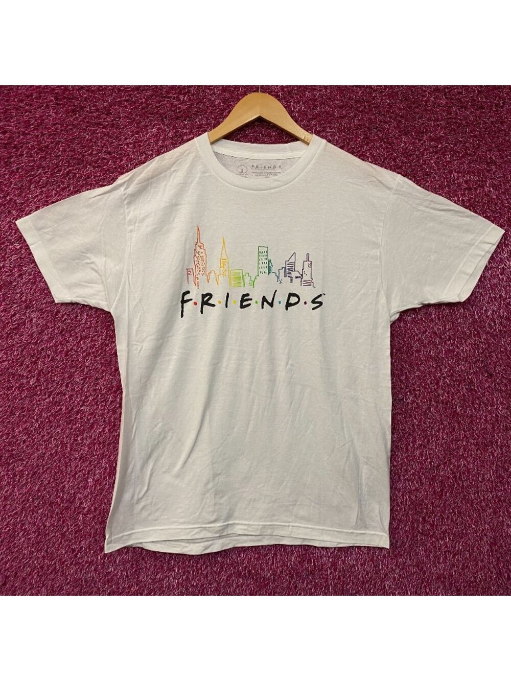 Friends the Television Series Logo Graphic T-Shirt Large